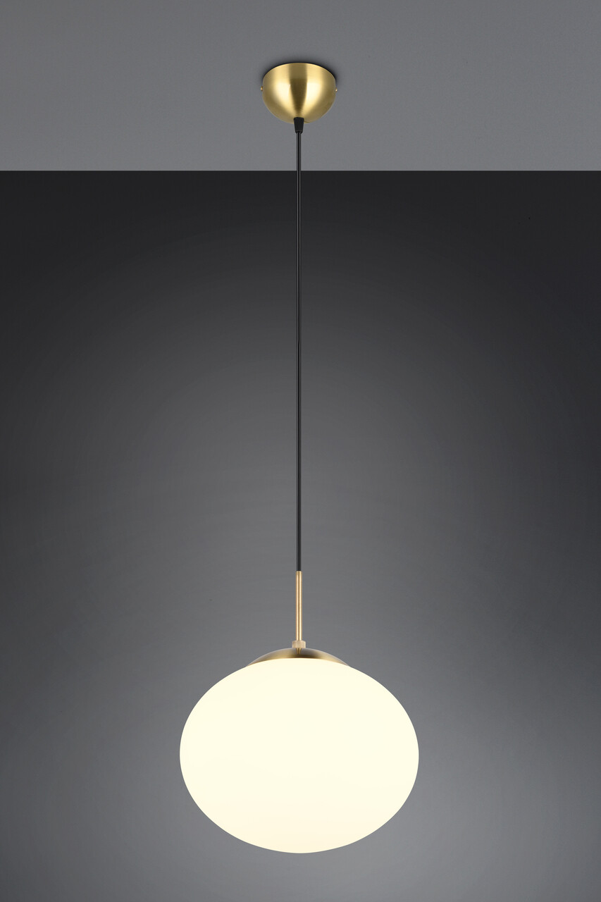 Lustra Fomento, TRIO, 30x150 cm, 15W, 1x E27, metal, bronz mat/alb - imagine 7